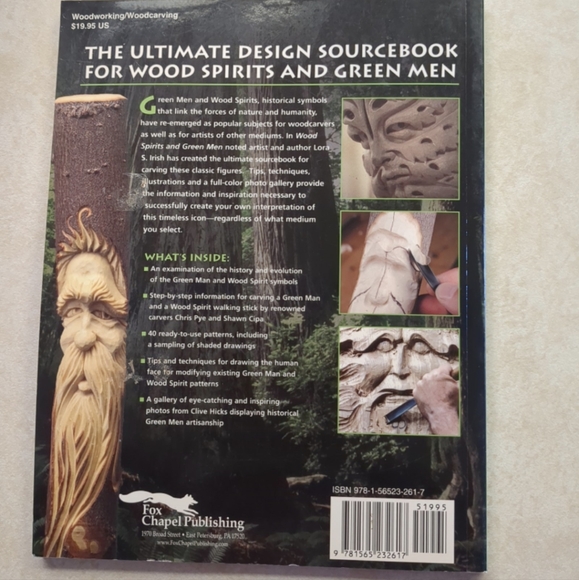 Wood carving book, whimsical, craft, carving - Picture 3 of 6